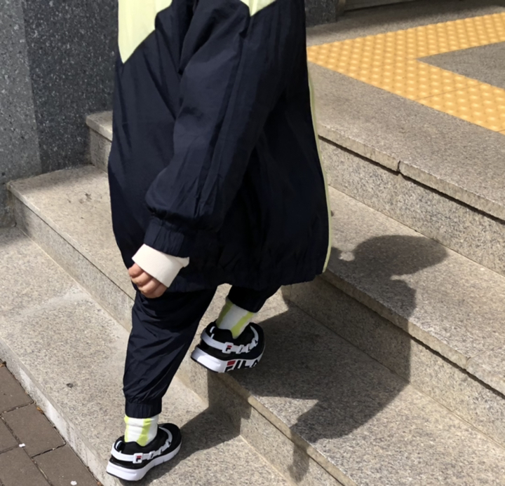 [바브키즈]배색집업세트
