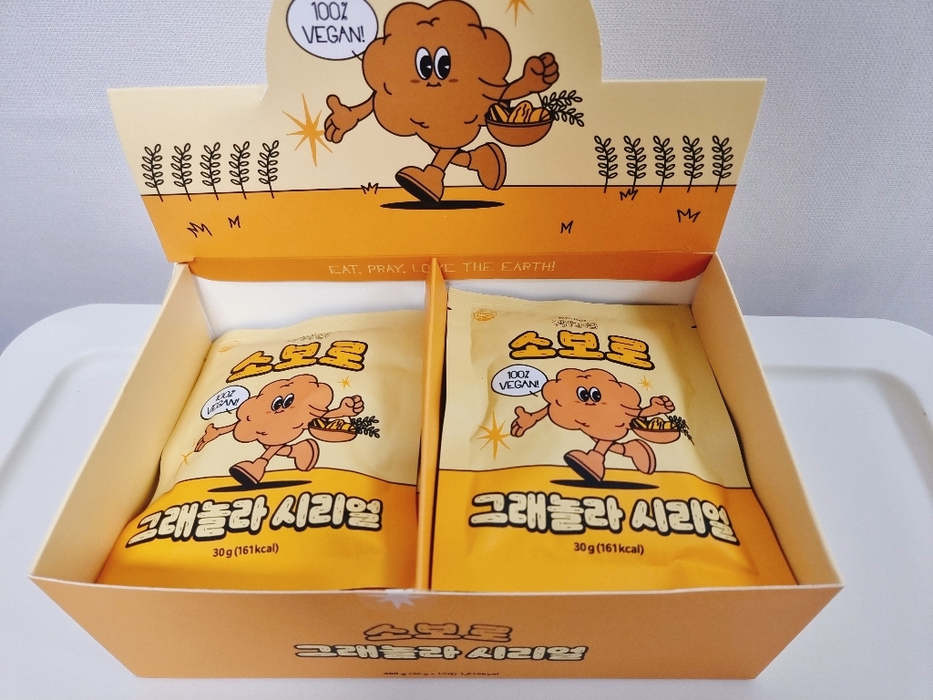 마켓광합성 소보로 그래놀라 시리얼 리뷰 후기