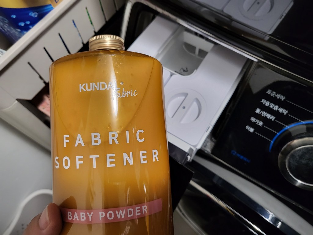 쿤달 초고농축 섬유유연제 베이비파우더향 본품 리뷰 후기