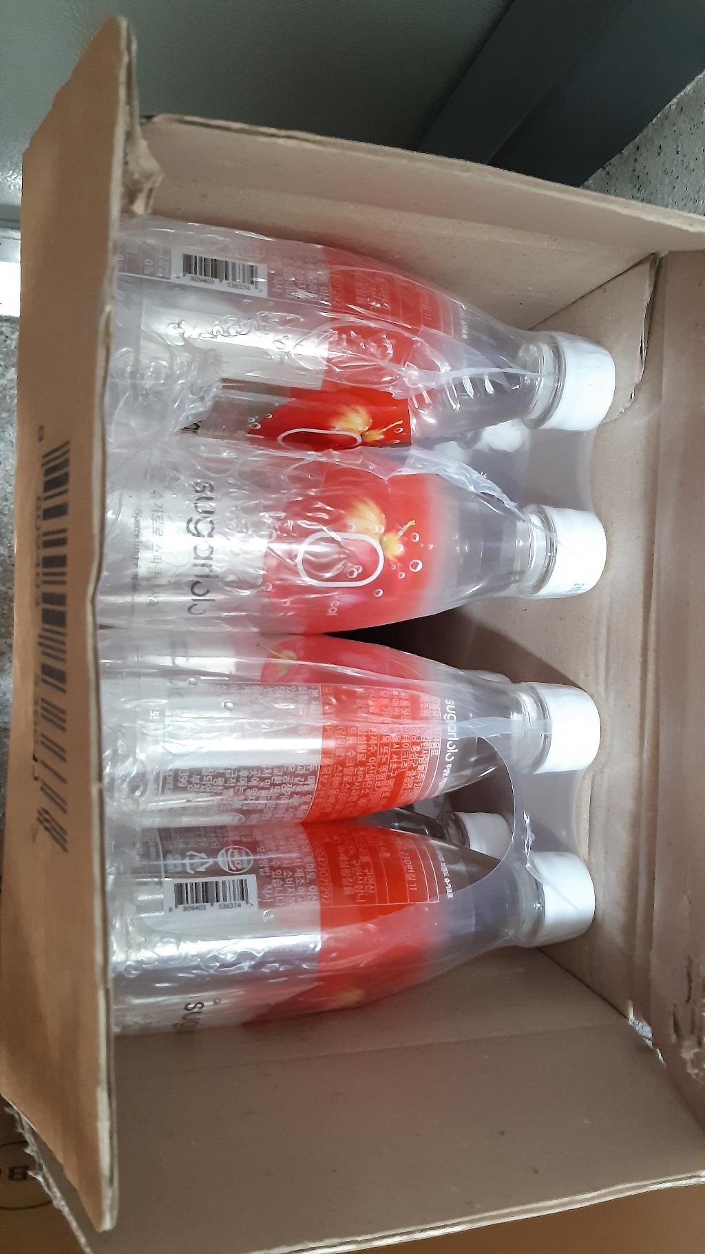슈가로로 스파클링 사과 음료