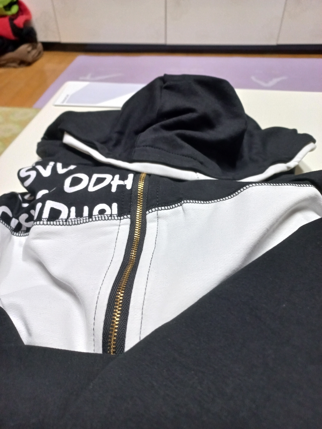 요모조모 빅사이즈 데일리 져지&후드 트레이닝 SET YJS153