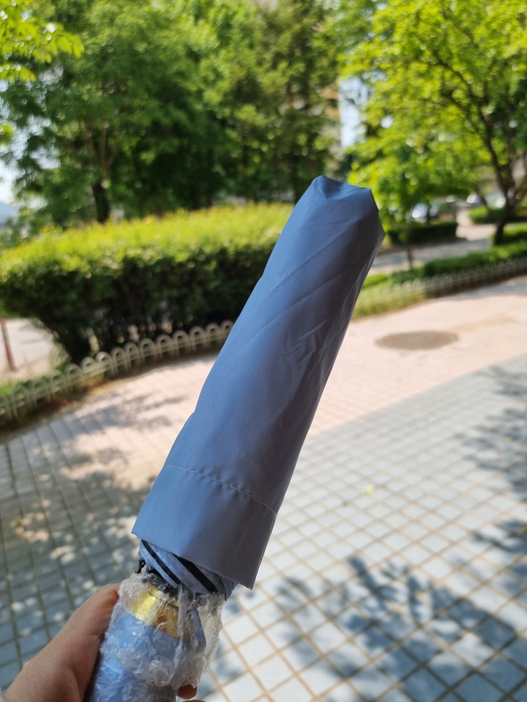 잇곰 파스텔 패션 자동 3단 우산