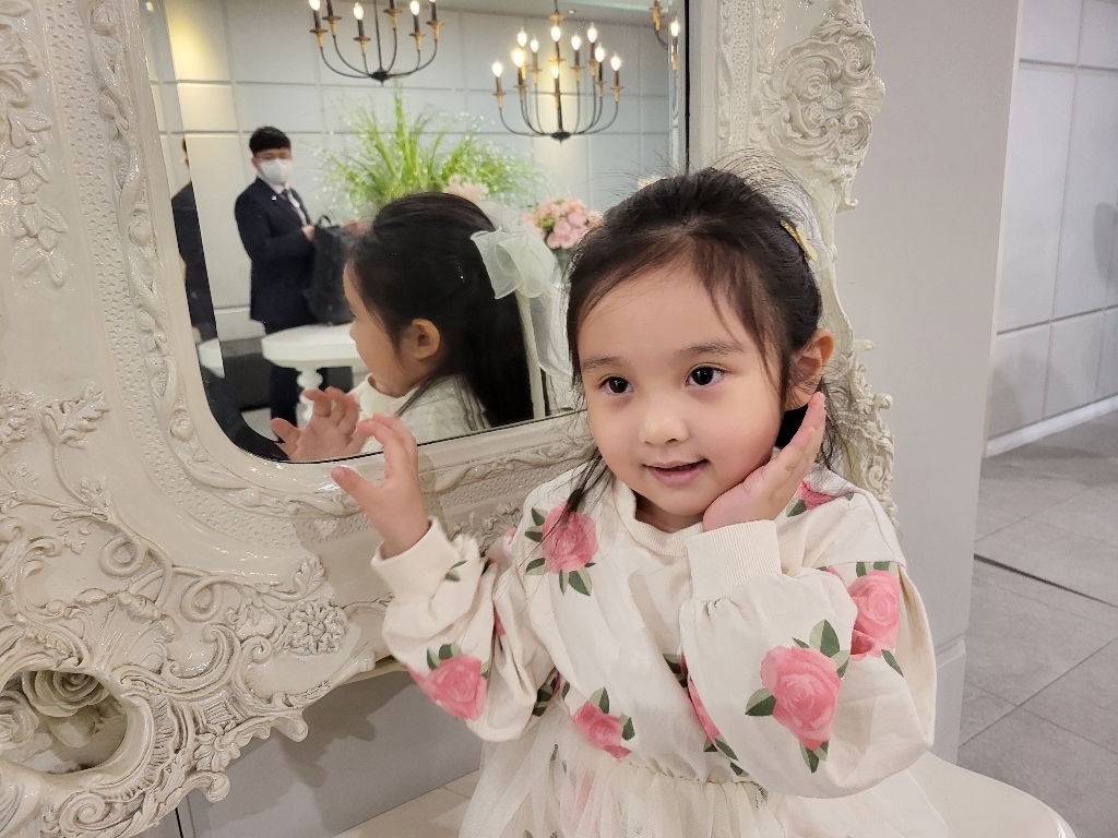 달꼼세 여신처럼 3단 풍성 오간디 쉬폰 인타 꼬리리본 헤어핀