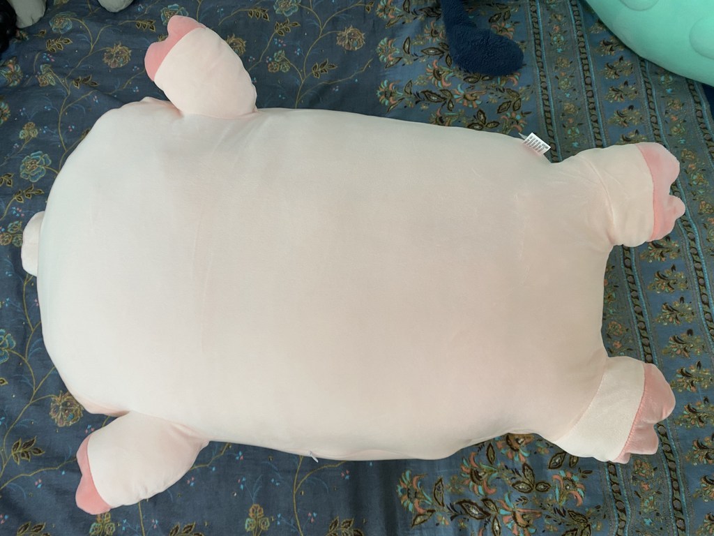 네이처타임즈 안고자는 돼지 인형