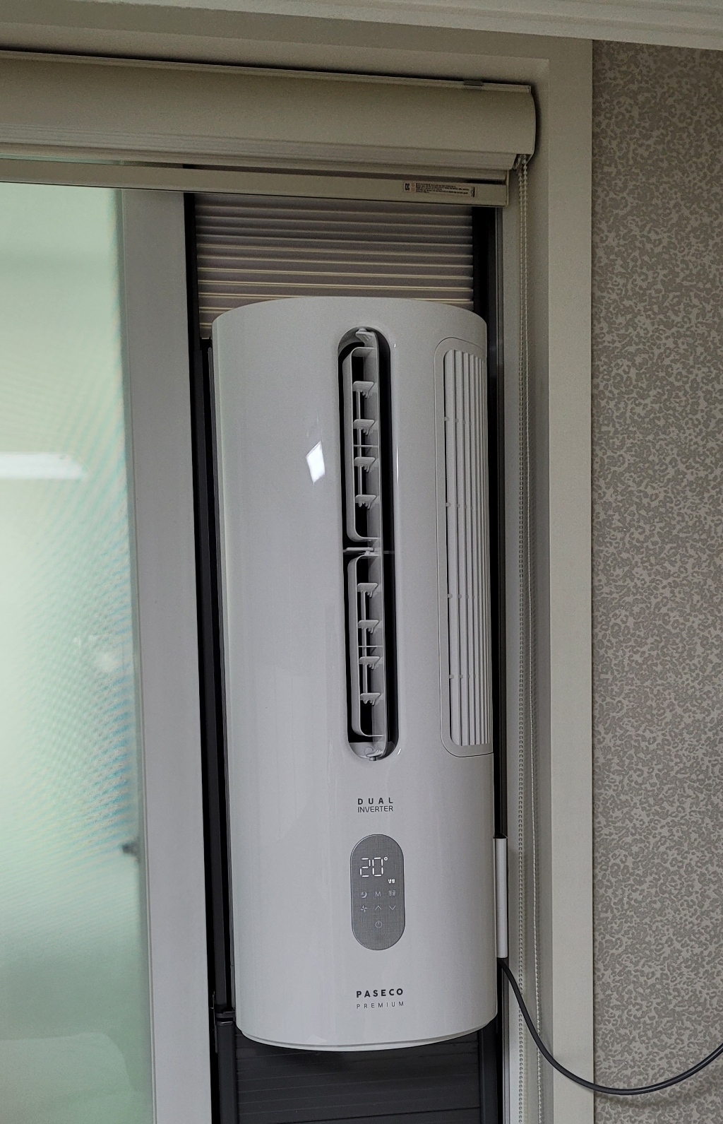 파세코 프리미엄 창문형 에어컨 패브릭실버 WA-3400W 이지 추가키트 방문설치