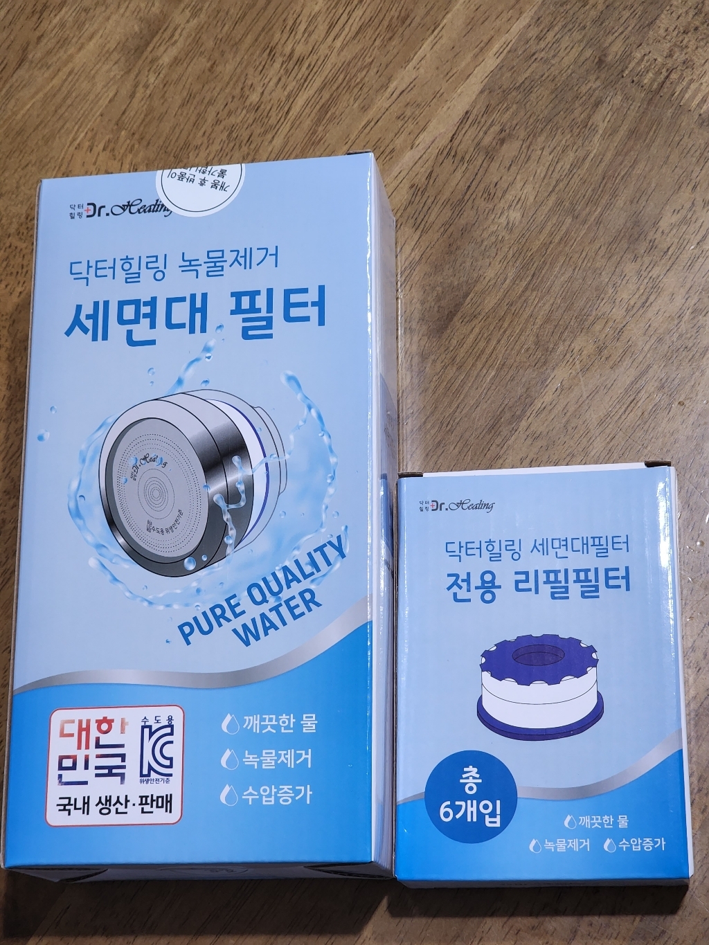 닥터힐링 세면대필터 필터수전 정수필터