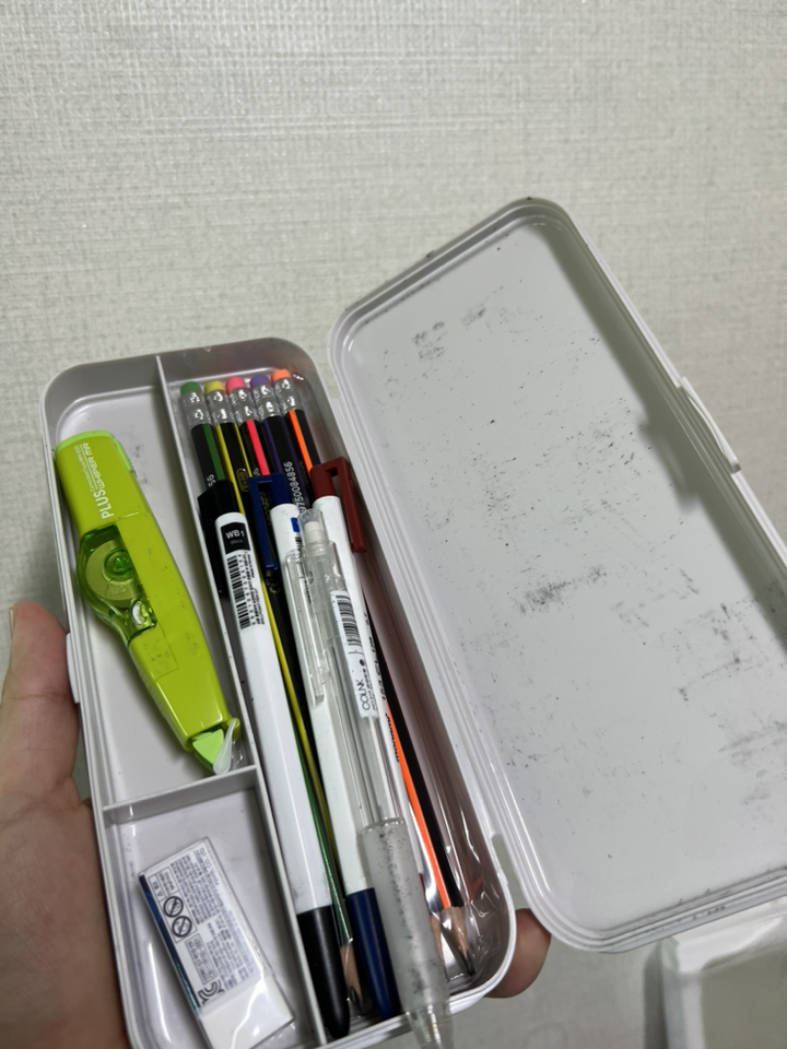 동아S 펜슬박스 필기구 모나미 153클립 선물세트
