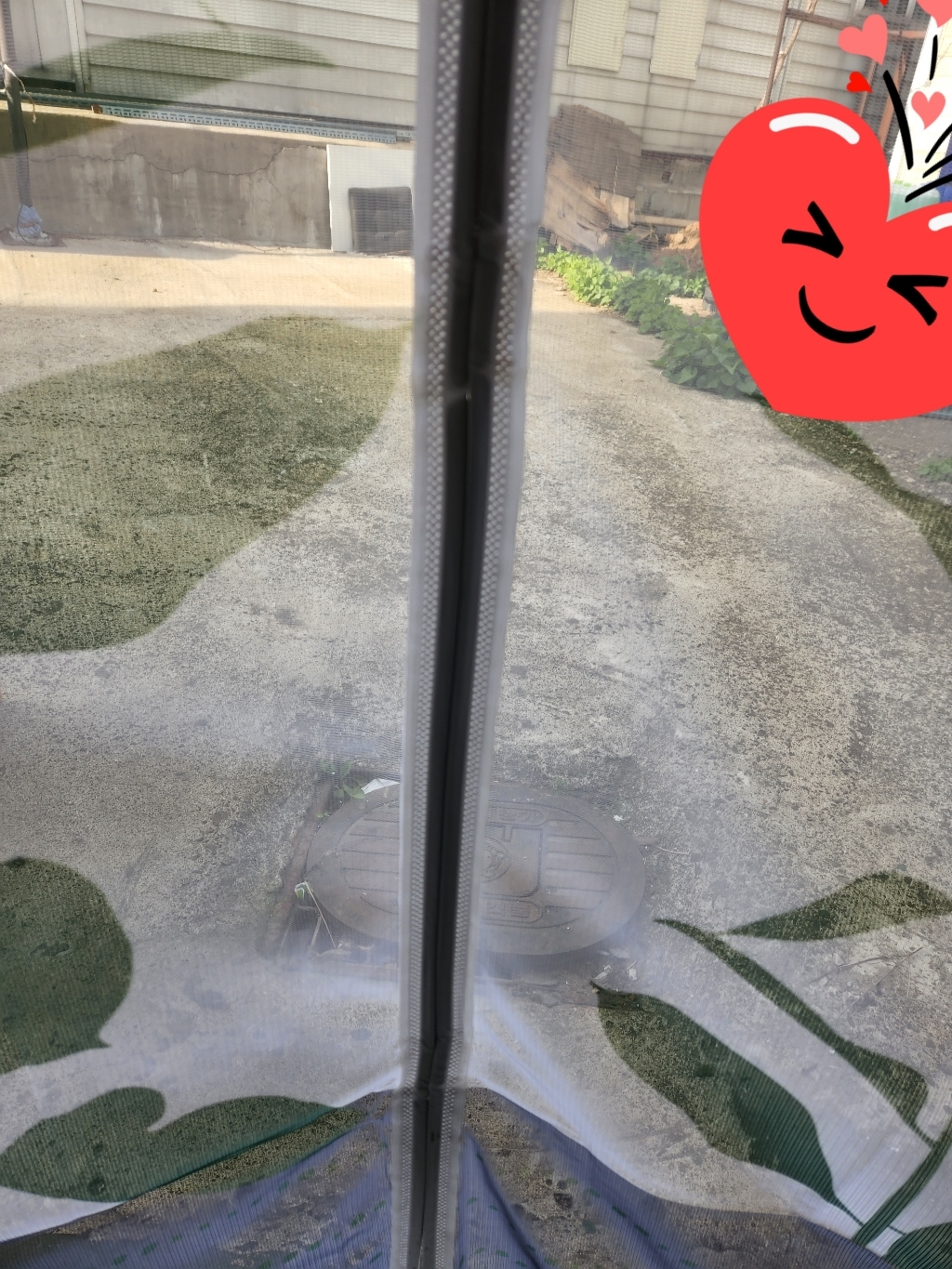 다샵 일체형 자석 프리미엄 모기장 오픈고정자석 양면테이프 골드압정 기본 발란스