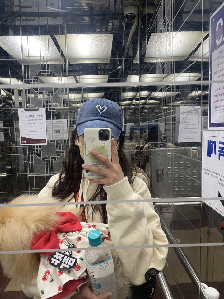 Roar 워싱 하트 볼캡 야구모자