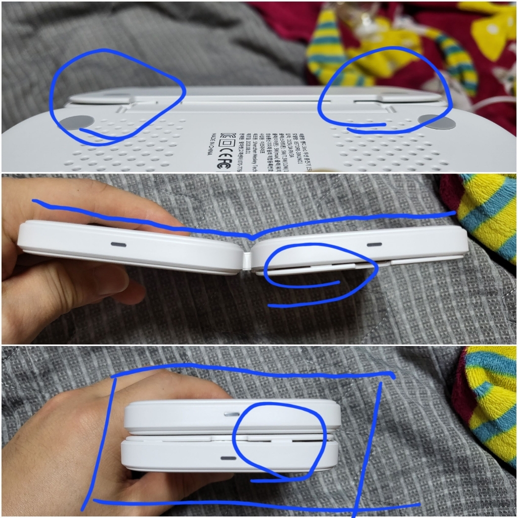 8STORE 3 in 1 고속 무선 충전기 휴대용 거치대