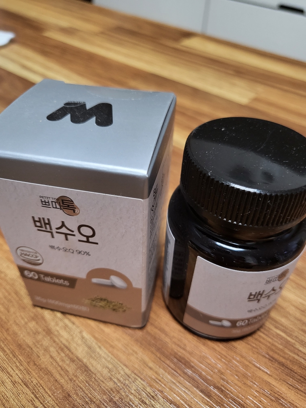 백수오 추출 분말 정 정제 알약 형태 국내산 식약처 해썹 인증 참당귀 빌베리 함유