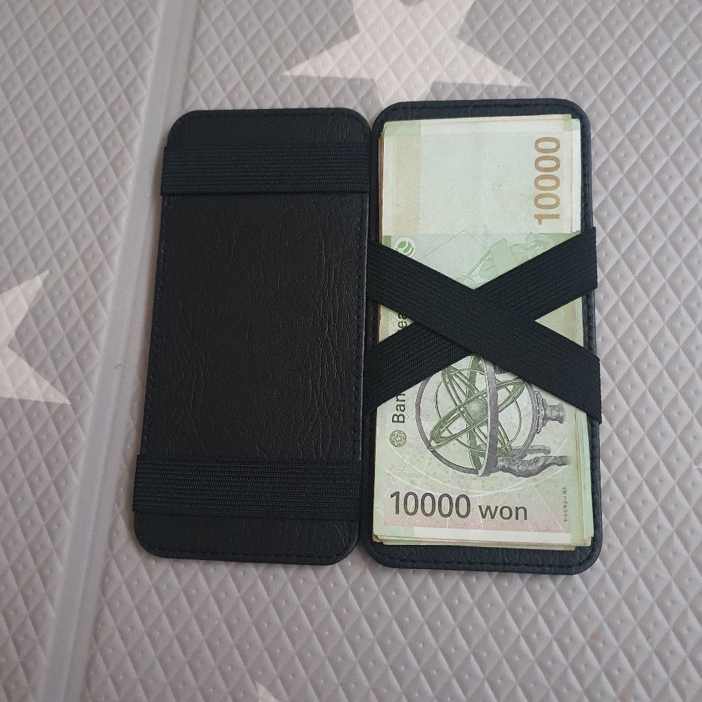 카시야 크로커다일 패턴 요술지갑 머니클립