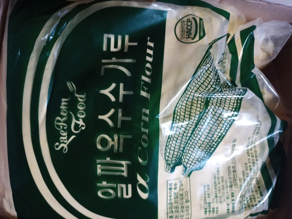 새롬푸드 맛좋은 알파옥수수가루