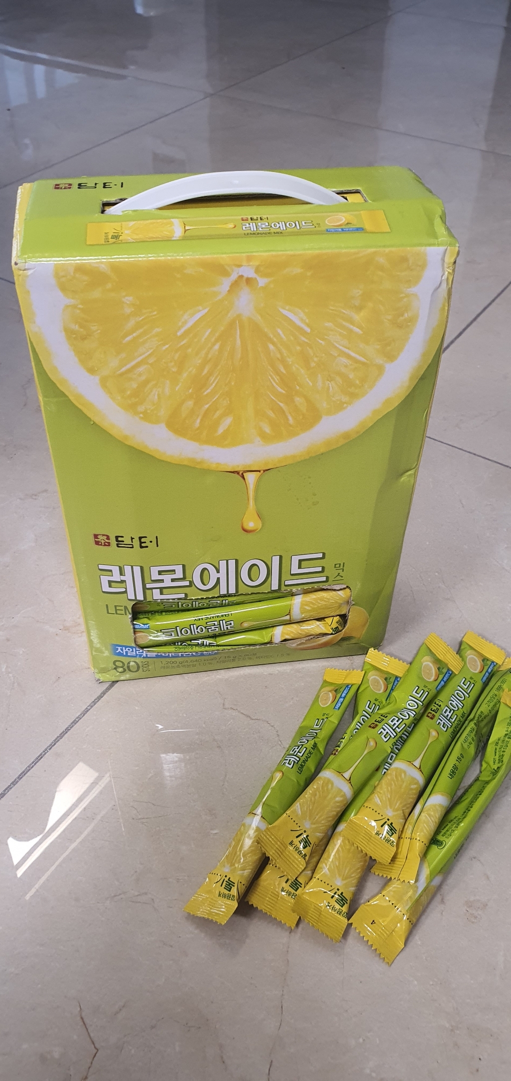 담터 레몬에이드 믹스 리뷰후기