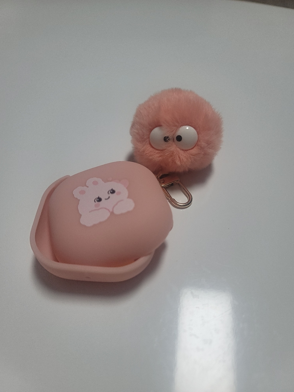 가영 동물 갤럭시 버즈2 프로 라이브 케이스 먼지 키링