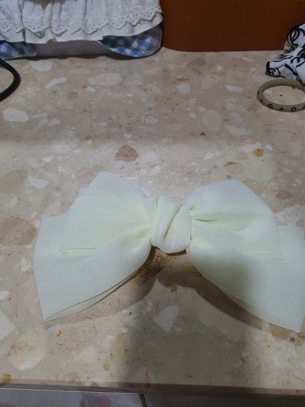 릴리트리 쉬폰 리본 헤어핀 10칼라