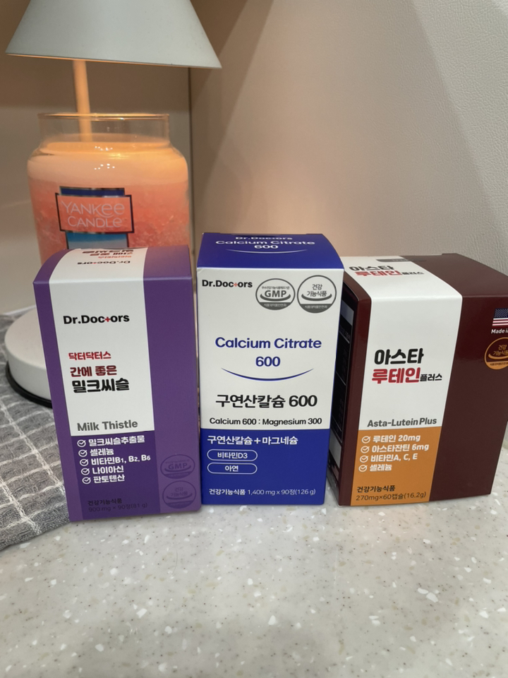 닥터닥터스 구연산 칼슘 600 마그네슘 아연 비타민D 바실러스나토균 잇몸 관절 칼마디 2개월분