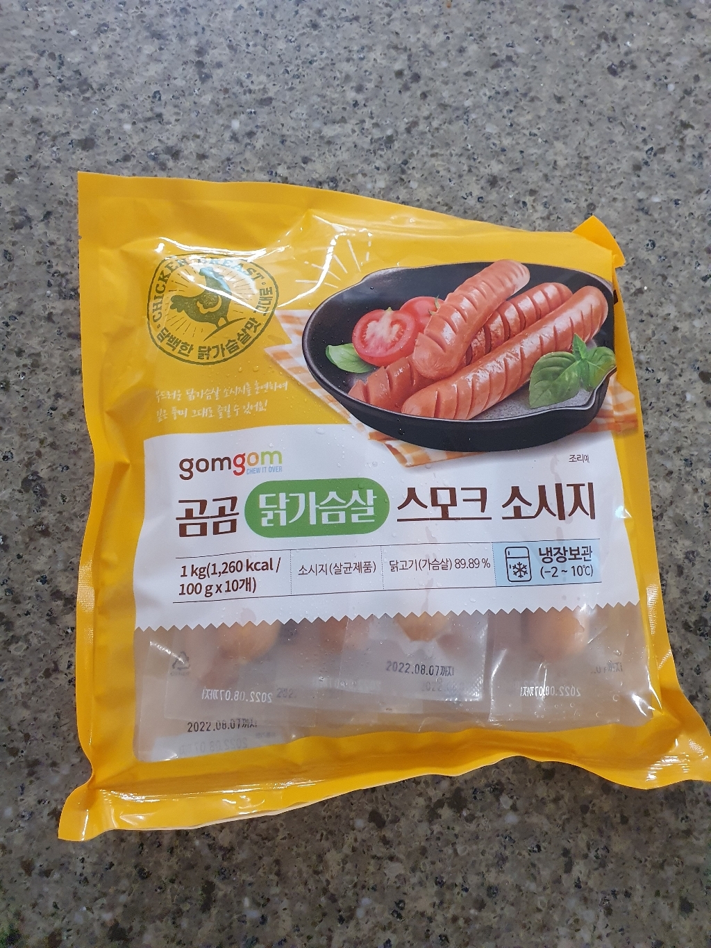 곰곰 닭가슴살 스모크 소시지