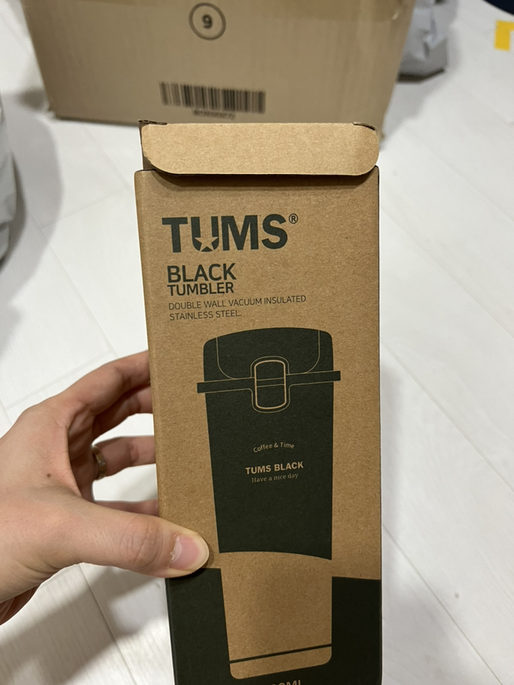 텀스카페 텀스블랙 스텐텀블러 리뷰후기