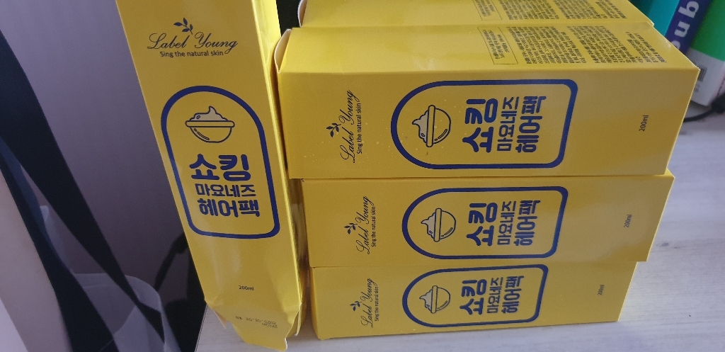 [라벨영] 건조/푸석/극손상모발복구 쇼킹마요네즈헤어