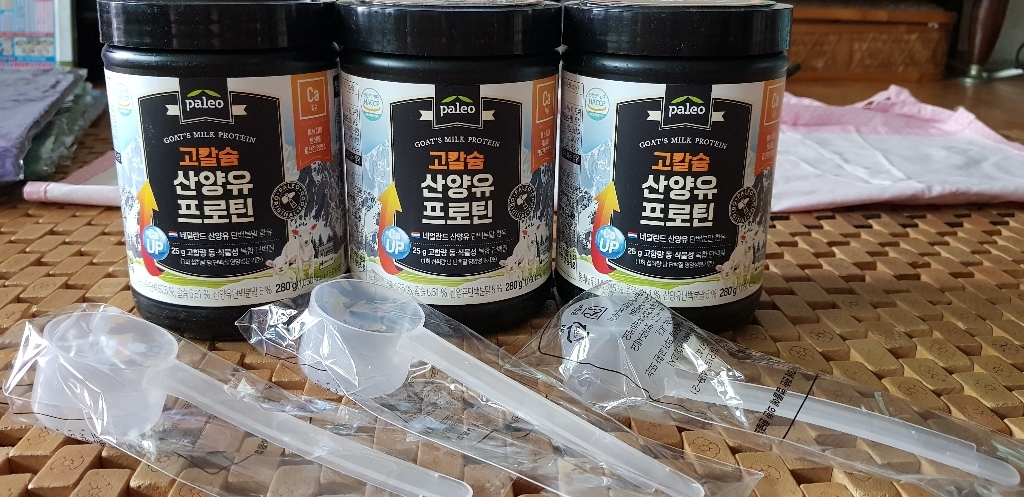 [특가] 팔레오 고칼슘 산양유 프로틴  3통
