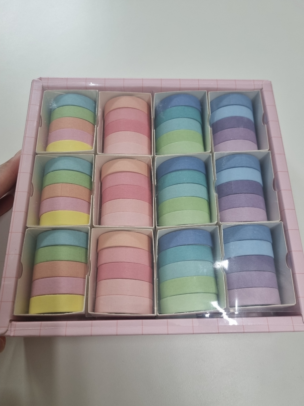 홈콩 파스텔 다꾸 마스킹 테이프 20색 1개 1SET
