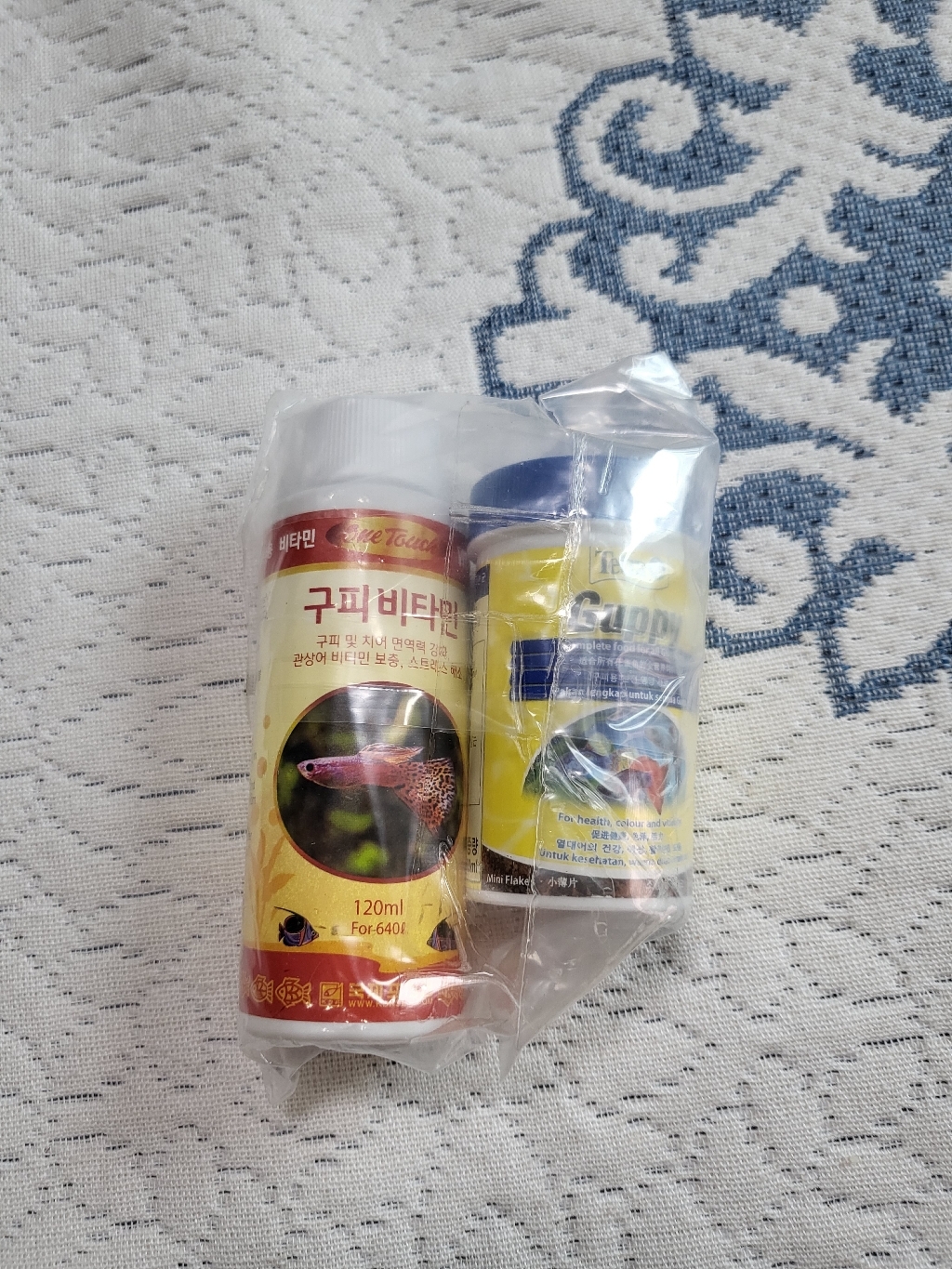 테트라 구피푸드 사료 소 구피 비타민