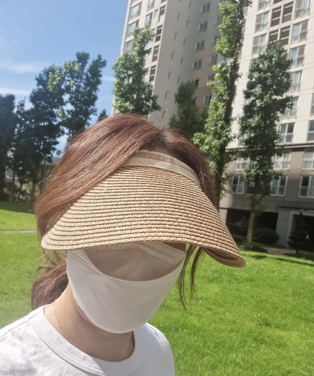 우드피카 라탄 바이저햇 썬캡
