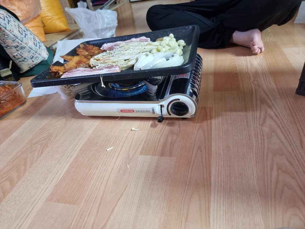 냄새안나는 연기없는 프리미엄코팅 가정용 고기집 철판 불판