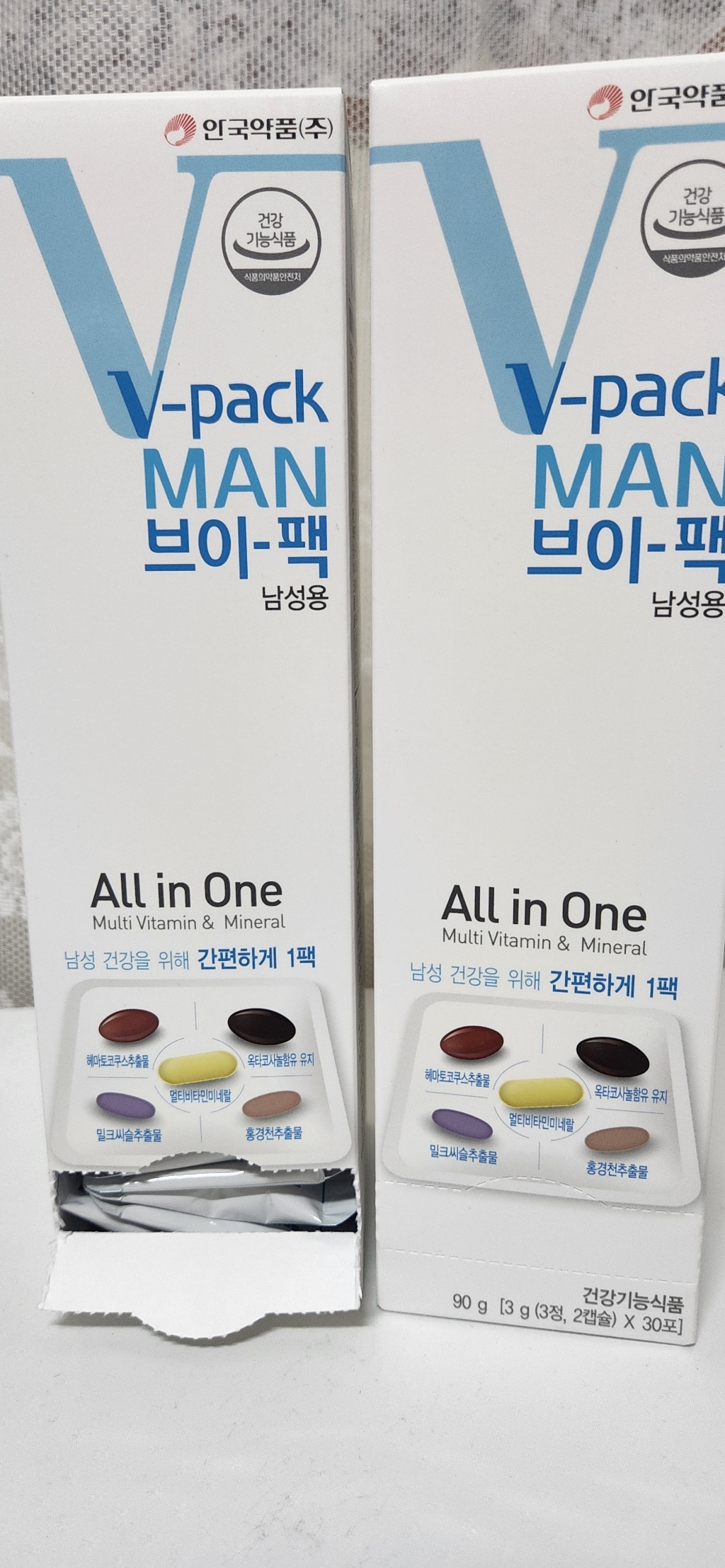 [안국약품] 브이 V-ACK 하루한포데일리 남성용 60포