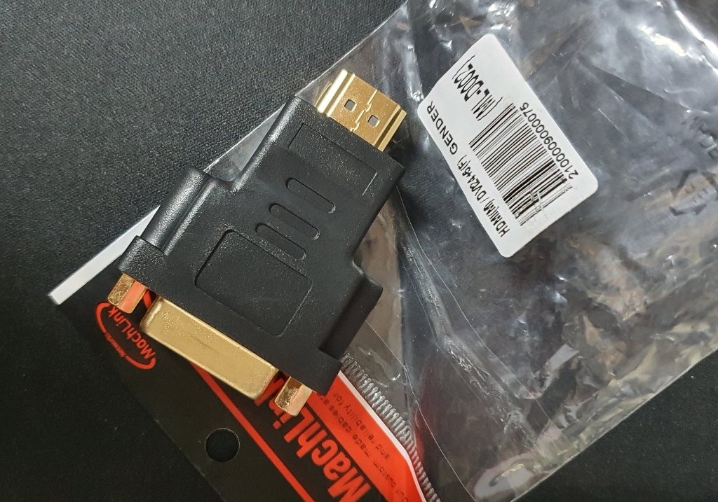 마하링크 HDI to DVI F 변환 젠더