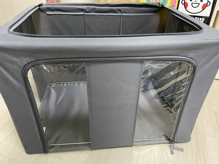 코멧 홈 대용량 베이직 모던 옥스퍼드 리빙박스 100L 리뷰후기