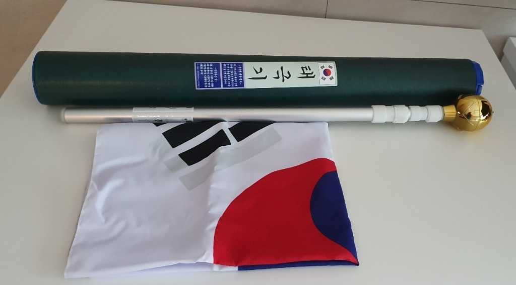 EO 국산 가정용 꼬임방지 태극기 고급형