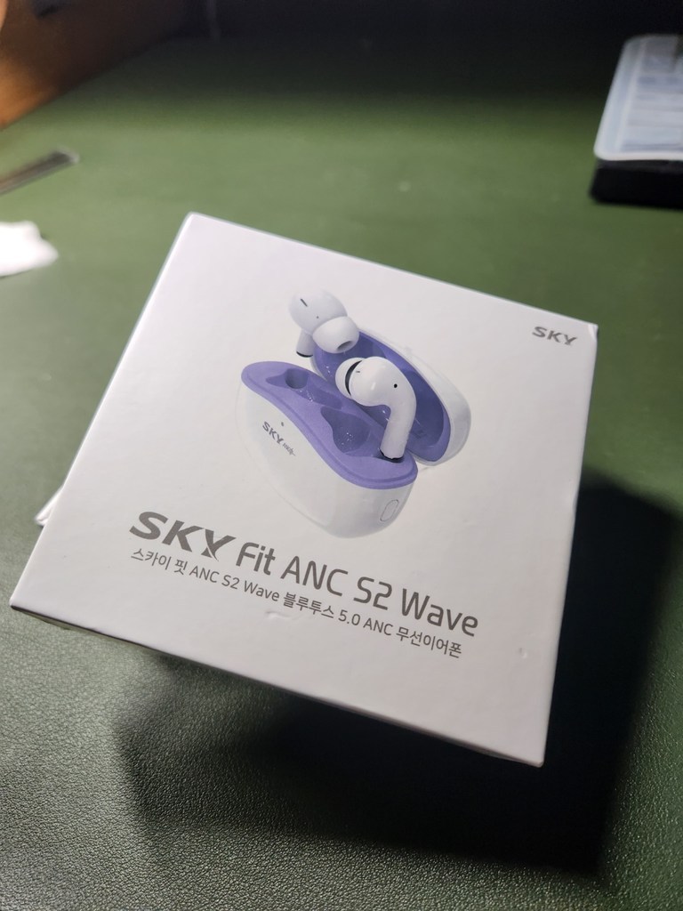 SKY 핏 ANC S2 Wave 노이즈캔슬링 무선 블루투스 이어폰