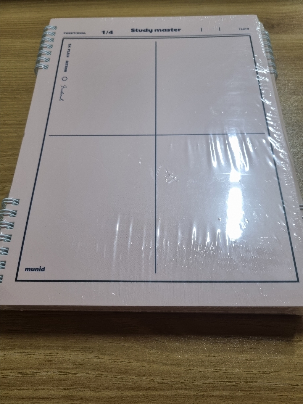 뮤니드 It srin 좌철 4분할 컬러노트