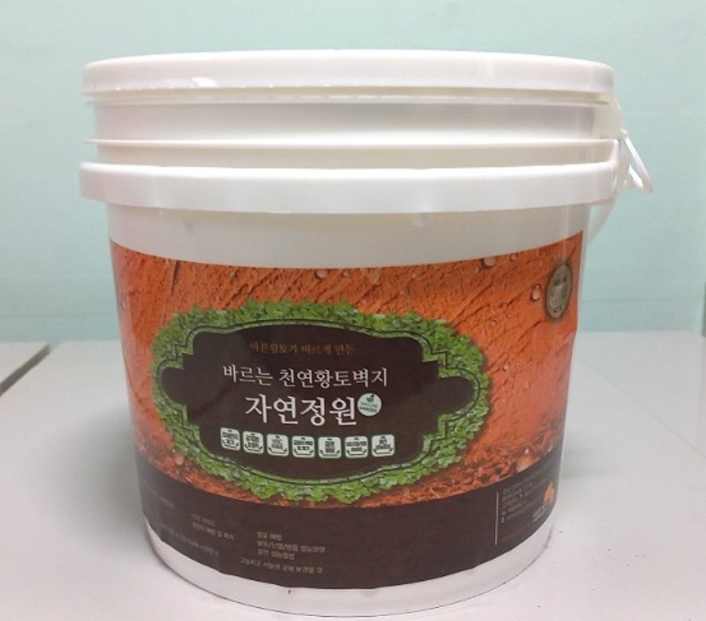 바른황토 바르는 천연황토벽지 자연정원 페인트