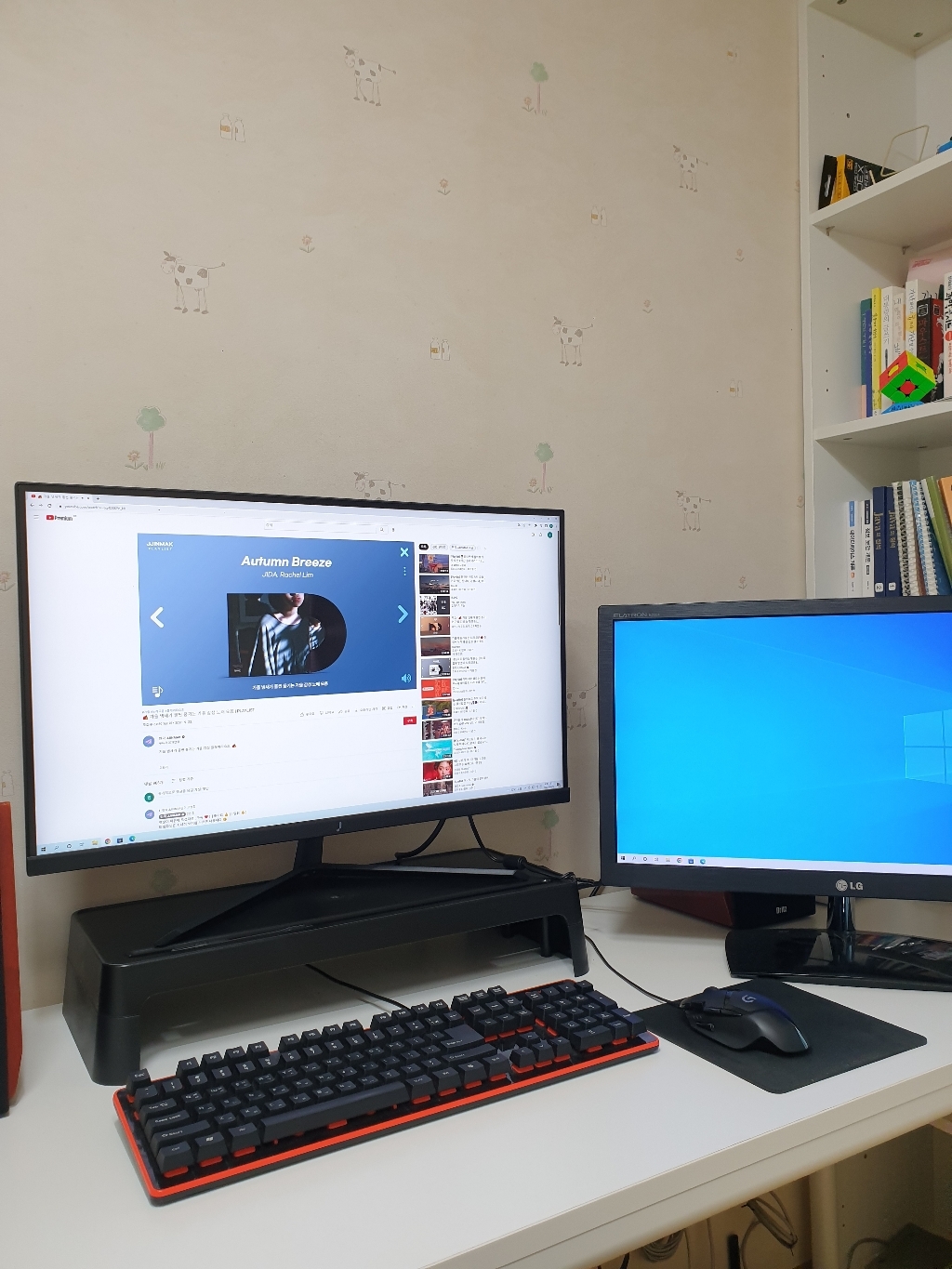 주연테크 QHD ED 컴퓨터 모니터 IS 75Hz 슬림베젤