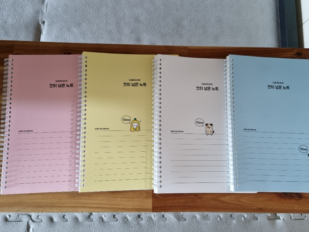 포포팬시 룰루랄라 칸이 넓은 노트