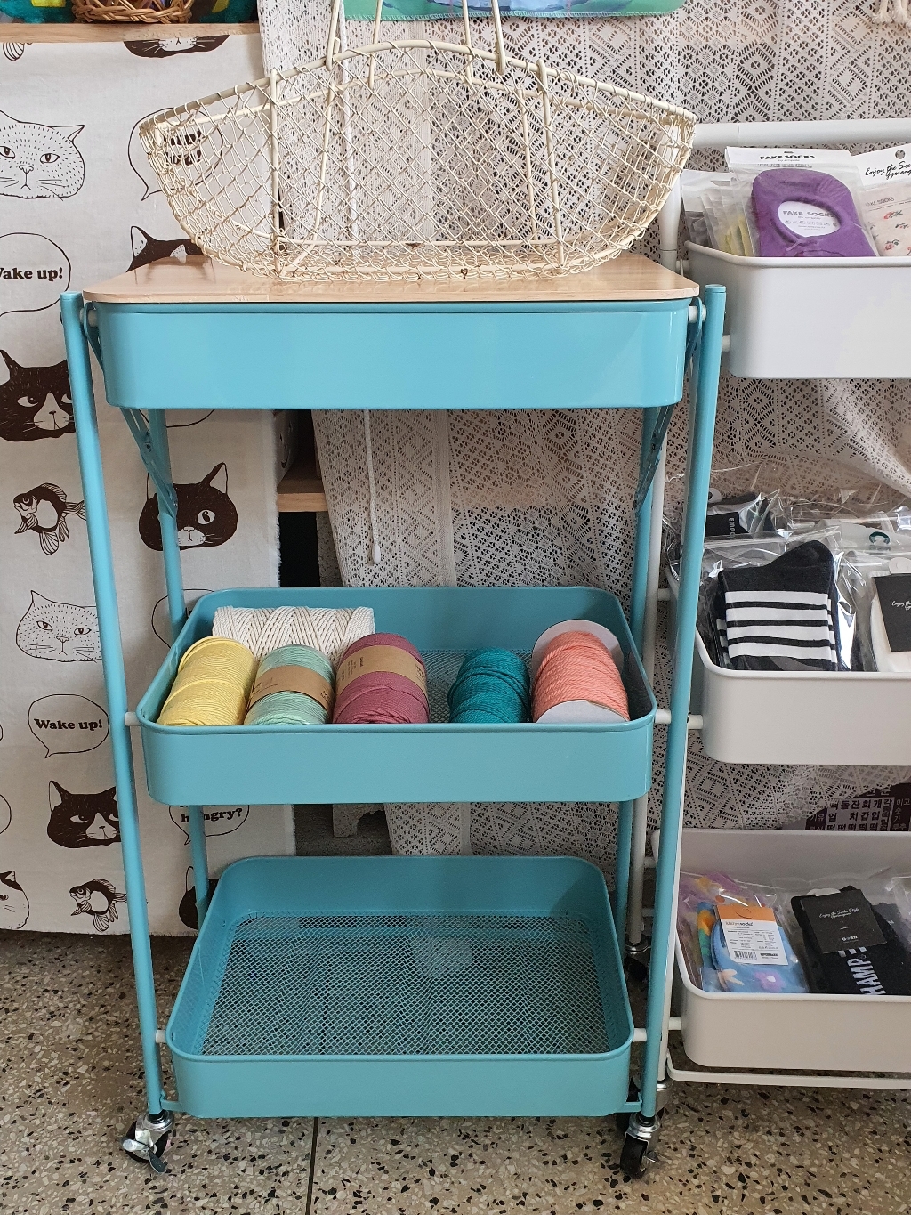 루마루 3단 접이식 폴딩 트리 선반형