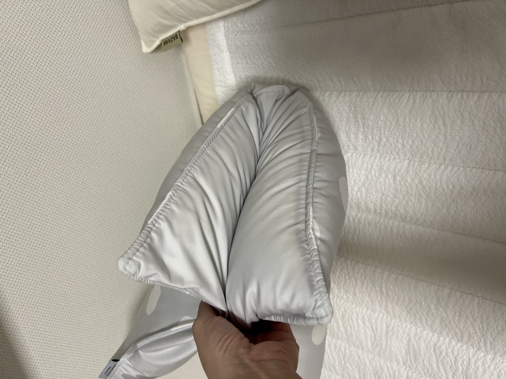 아임리빙 중량업 블랙라인 텔용 마이크로필에버 C자형 베개솜