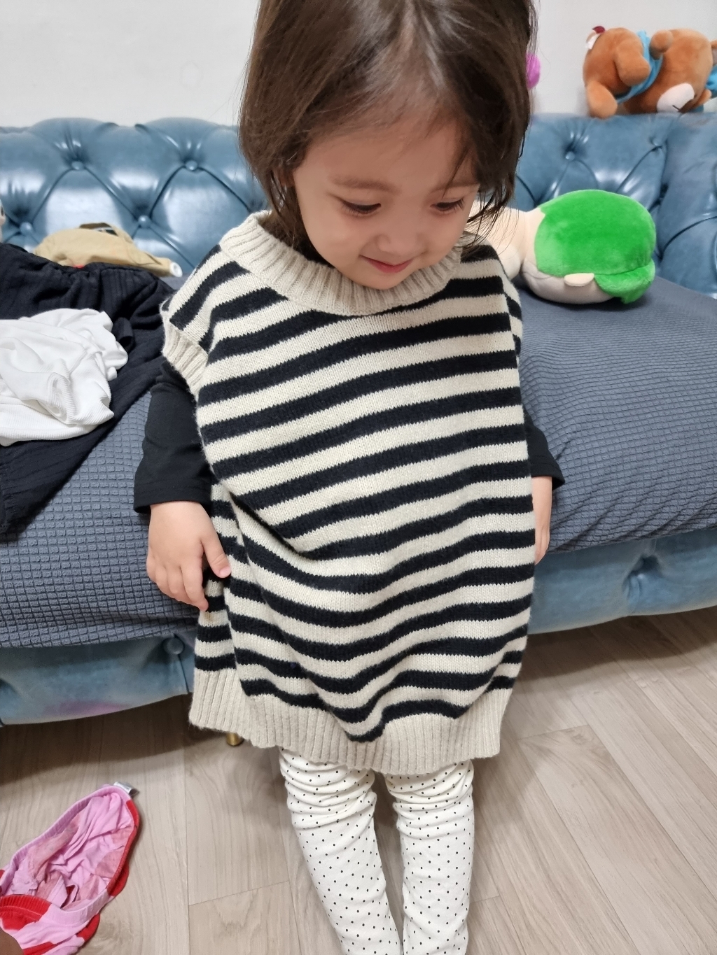 아르베 아동용 봄 가을 단가라 조끼 리뷰 후기