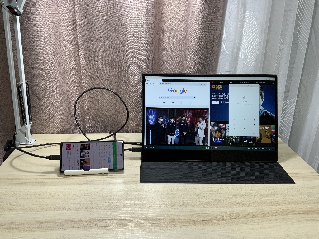크로스오버 158TF3 DEX IS 멀티터치 포터블 HDR 무결점