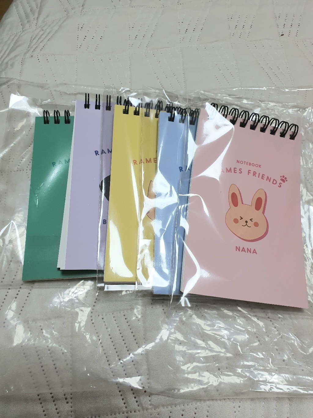 라메스프렌즈 스프링수첩 세트
