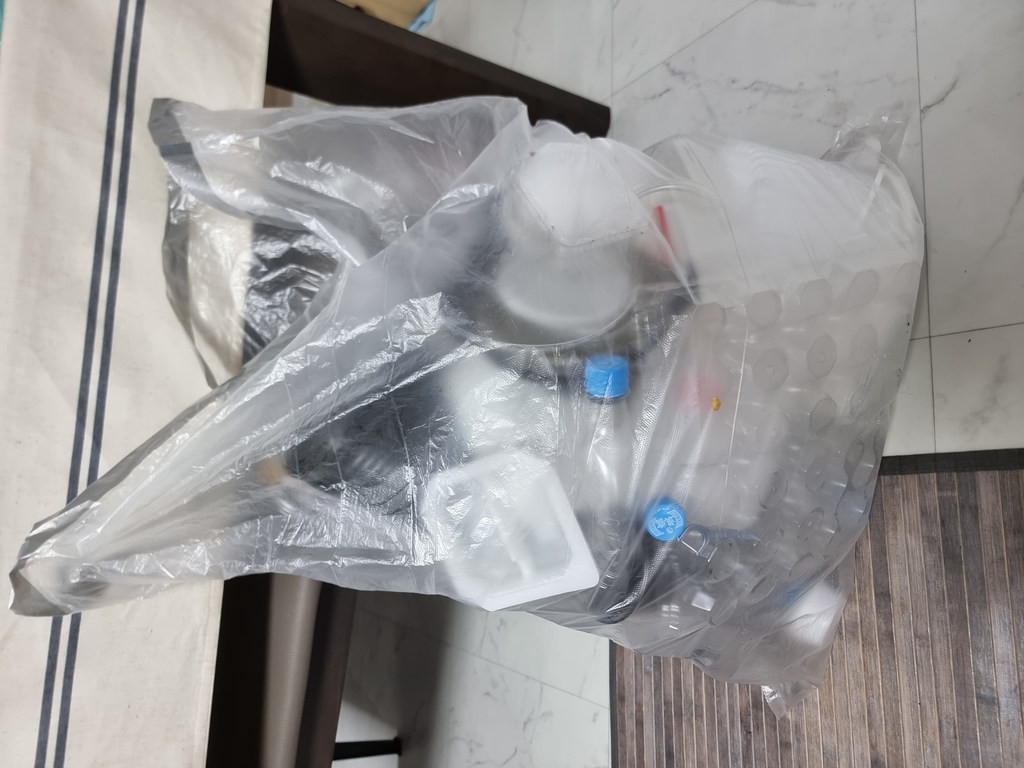 위주 끈으로 쪼이는 쪼이백 분리수거 비닐봉투