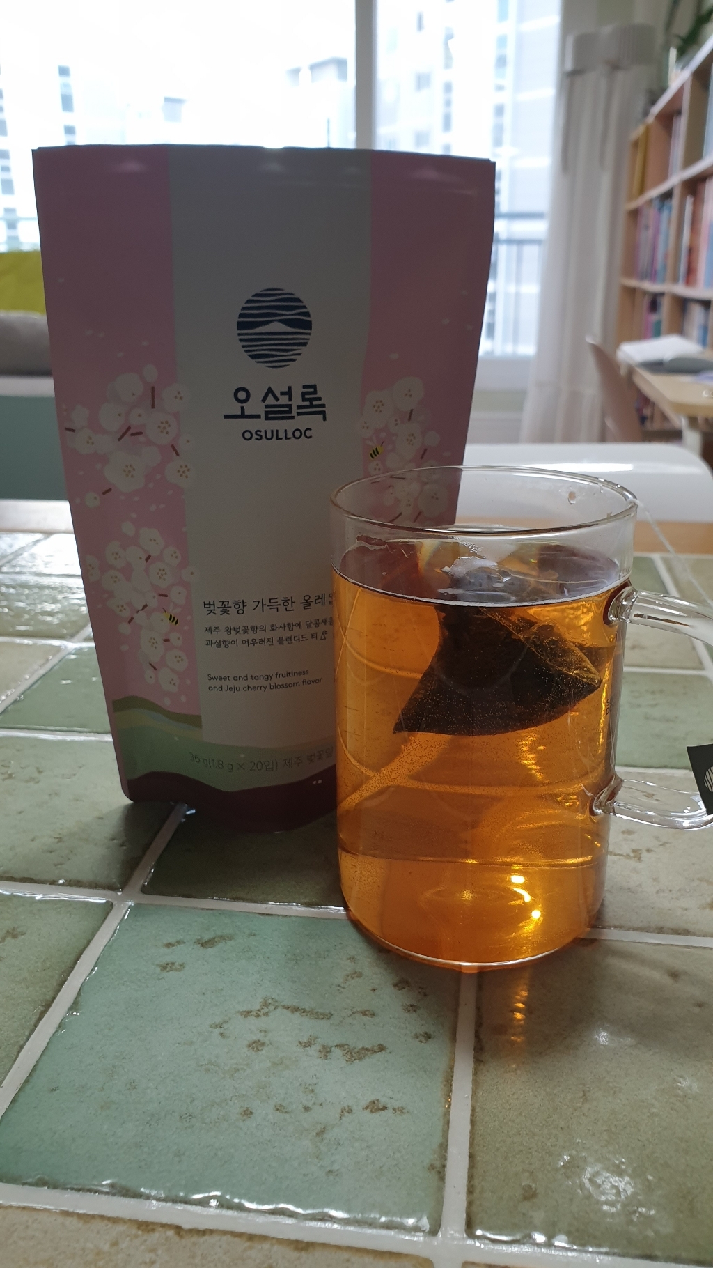 오설록 벚꽃향 가득한 올레 티백
