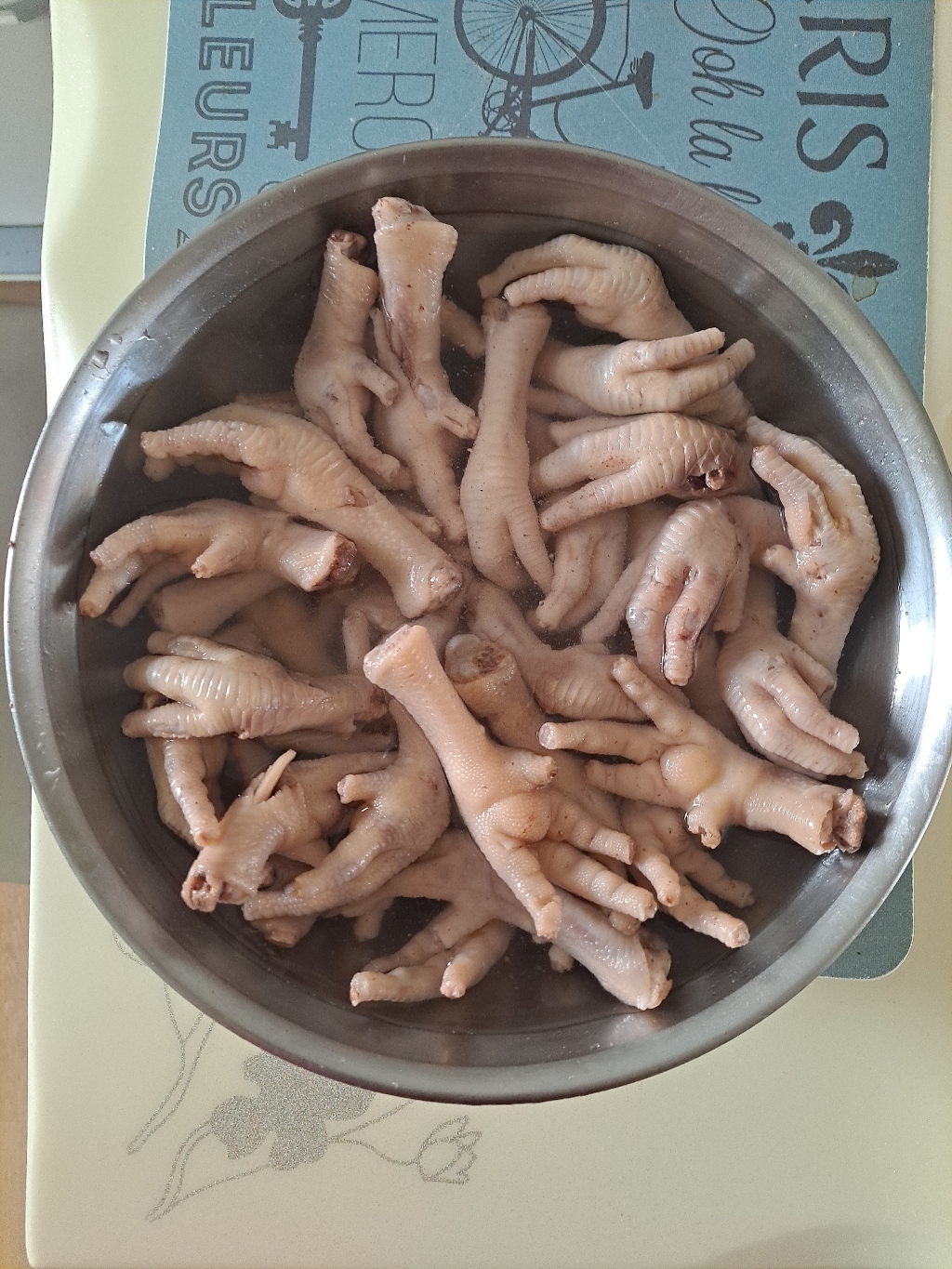 오도푸드 국내산 냉동 뼈있는 발톱제거 손질 통닭발 *
