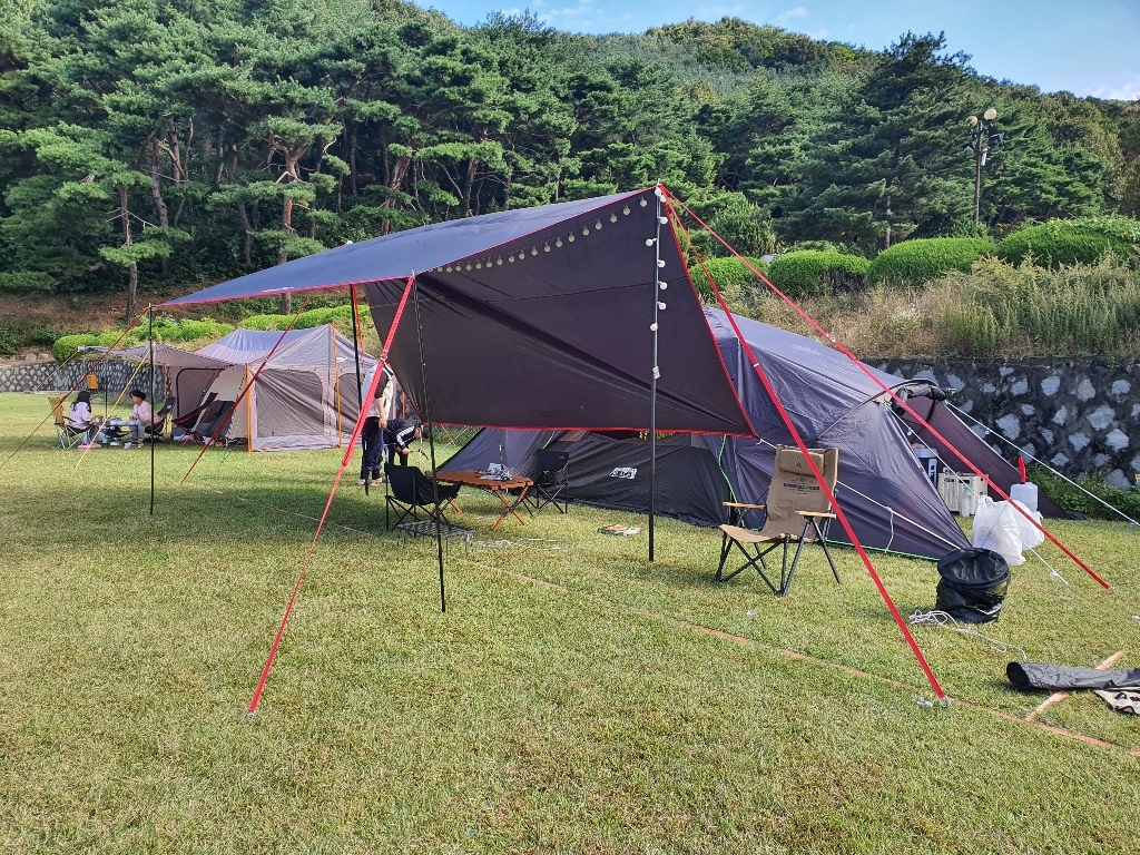 자동 길이 조절 타프 웨빙 스트랩 메인 보조 파우치 랜덤발송
