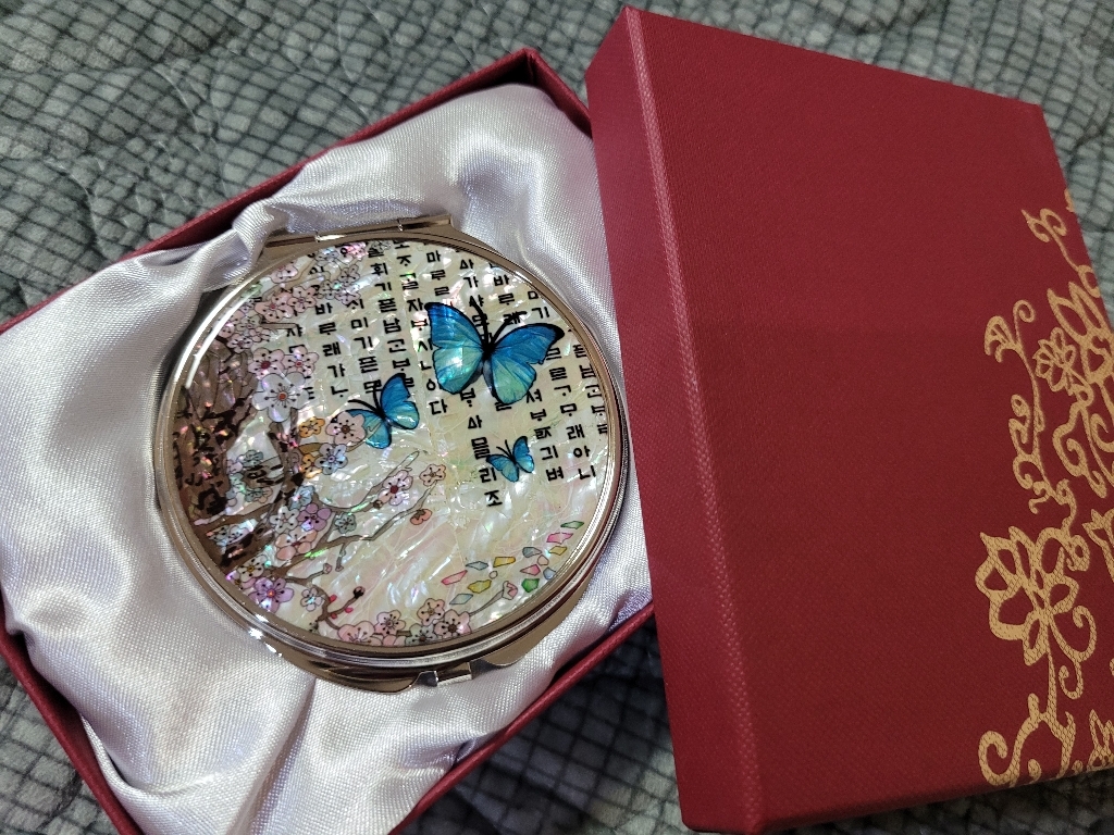 팔복상회 고급 자개손거울 한글 리뷰 후기