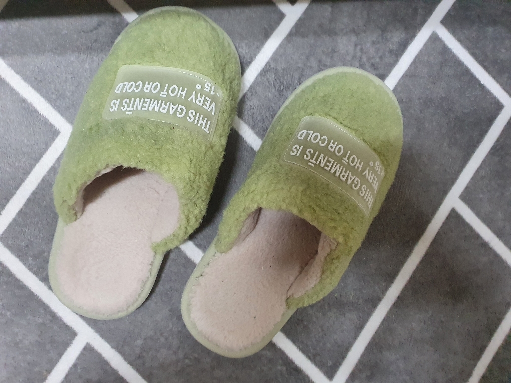 쇼미코리아 여성용 푹신한 따뜻한 뽀글이 양털 층간소음 방지 실내화