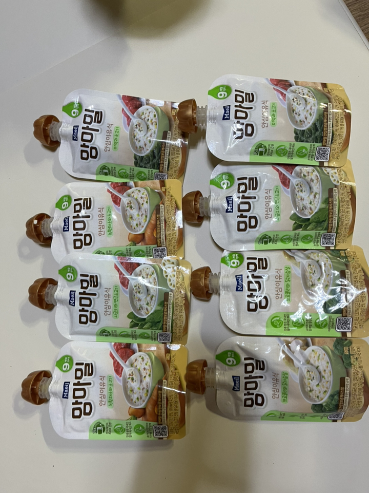 맘마밀 안심이유식 9개월 4종